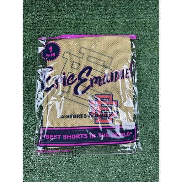 Eric Emanuel EE Basic Shorts 2020 Tan And Pink Brand New Authentic Size Large